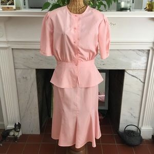 Vintage 80's 2 Piece Dress NWOT